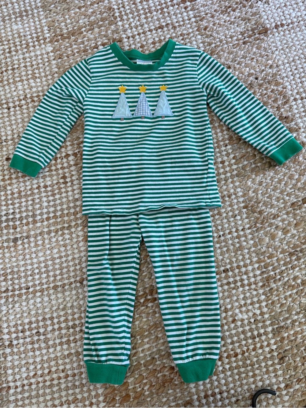 Stitchy Fish - Christmas Pajamas - 2T
